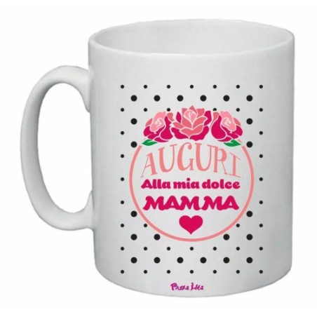 tazza mug 8x10 scritta auguri alla mia dolce mamma idea regalo festa figli