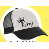 cappello cappellino visiera  scritta king