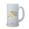 bicchiere birra vetro scritta mamma ti amo fino alla luna festa regalo compleann