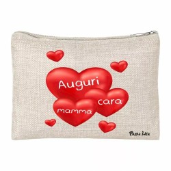 pochette bustina porta oggetti scritta auguri cara mamma festa regalo compleanno