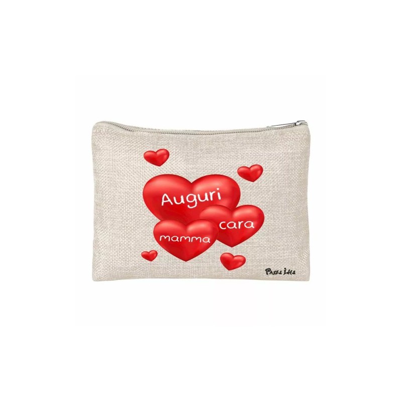 pochette bustina porta oggetti scritta auguri cara mamma festa regalo compleanno