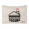 pochette bustina porta oggetti scritta mamma casa sicura festa regalo compleanno