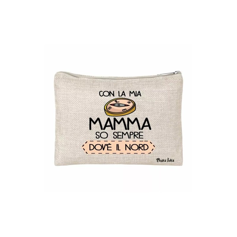 pochette bustina porta oggetti scritta mamma festa auguri regalo compleanno