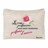 pochette bustina porta oggetti scritta mamma rose amore festa regalo compleanno