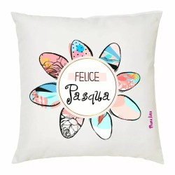 cuscino 40x40 cm scritta felice pasqua regalo parenti famiglia amici