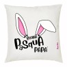 cuscino 40x40 con imbottitura scritta buona pasqua papa' regalo