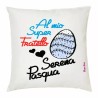 cuscino con imbottitura 40x40 cm scritta al mio super fratello serena pasqua
