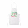 grembiule bianco cucina scritta auguri di buona pasqua sorella regalo