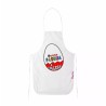 grembiule bianco cucina scritta buona pasqua collega regalo uovo