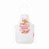 grembiule bianco cucina scritta buona pasqua nonna regalo uovo rosa