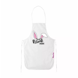 grembiule bianco cucina scritta buona pasqua papa' regalo papà figlio figlia