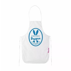 grembiule bianco cucina scritta felice pasqua cugino regalo cugini
