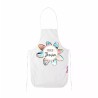 grembiule bianco cucina scritta felice pasqua regalo famigliari amici parenti