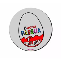 mouse pad tappetino scritta buona pasqua collega regalo collega di lavoro