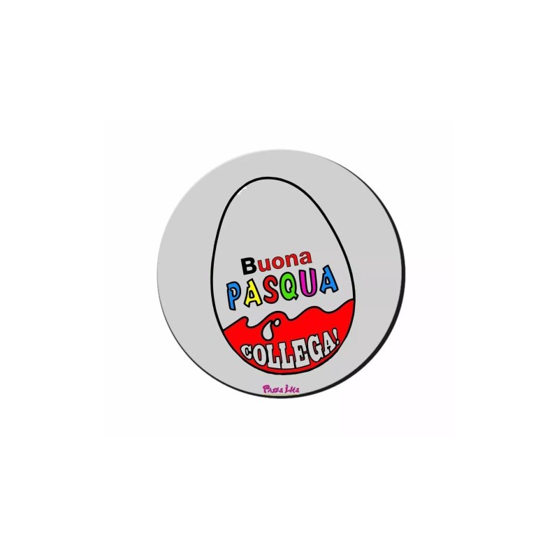 mouse pad tappetino scritta buona pasqua collega regalo collega di lavoro
