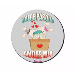 mouse pad tappetino scritta dolce pasqua amore mio regalo fidanzato fidanzata
