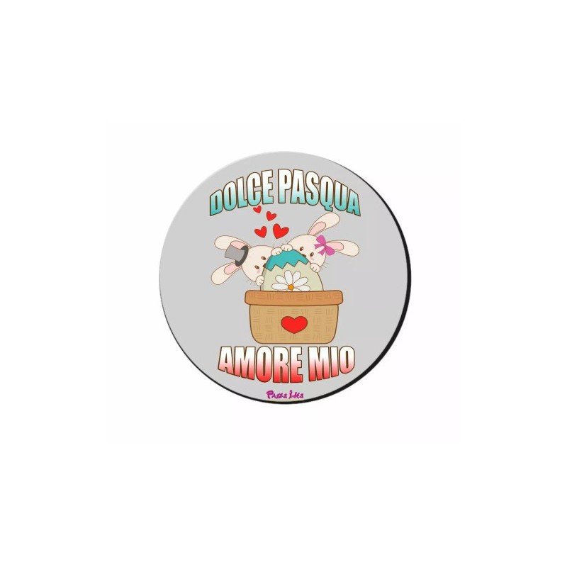 mouse pad tappetino scritta dolce pasqua amore mio regalo fidanzato fidanzata