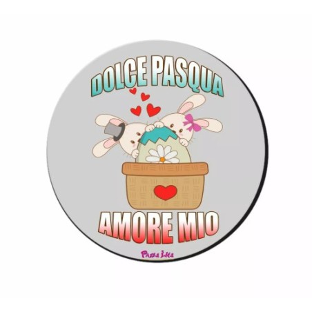 mouse pad tappetino scritta dolce pasqua amore mio regalo fidanzato fidanzata