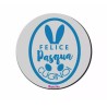 mouse pad tappetino scritta felice pasqua cugino regalo cugini