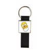 portachiave pelle metallo pulcino giallo pasqua regalo amici famigliari