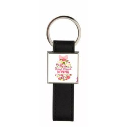 portachiave pelle metallo scritta buona pasqua nonna regalo nipoti nonna