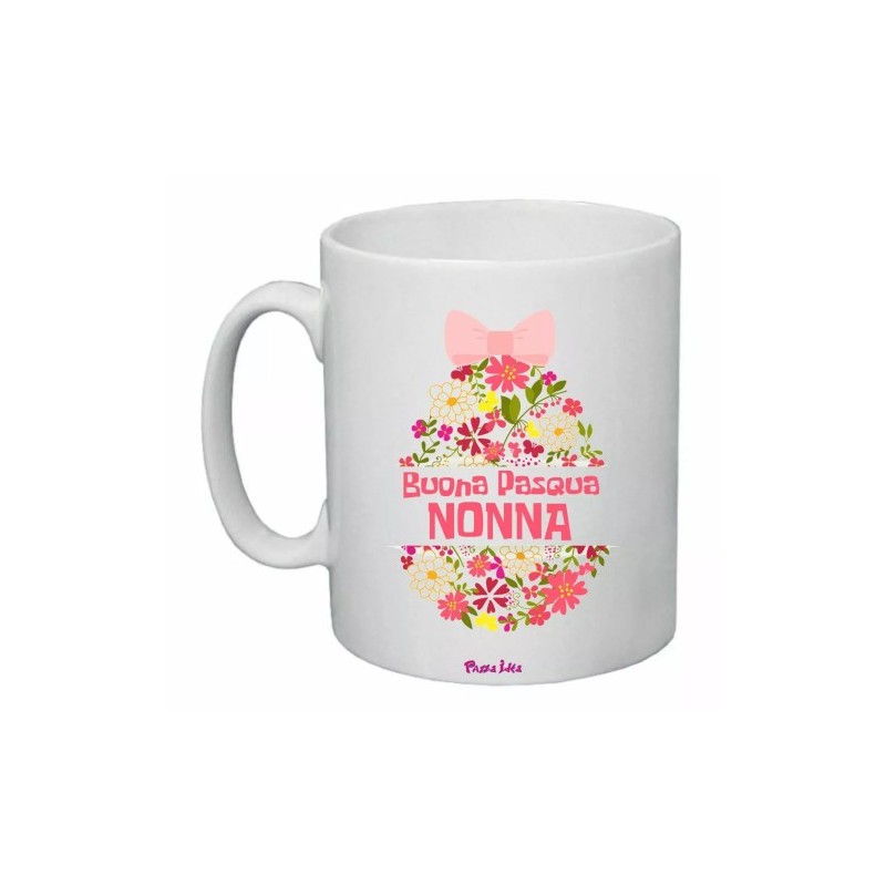 tazza ceramica 8x10 buona pasqua nonna regalo per pasqua nipote uovo
