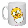 tazza ceramica 8x10 disegno pulcino giallo idea regalo per pasqua
