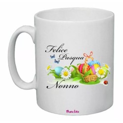 tazza ceramica 8x10 felice pasqua nonno regalo per pasqua nipote