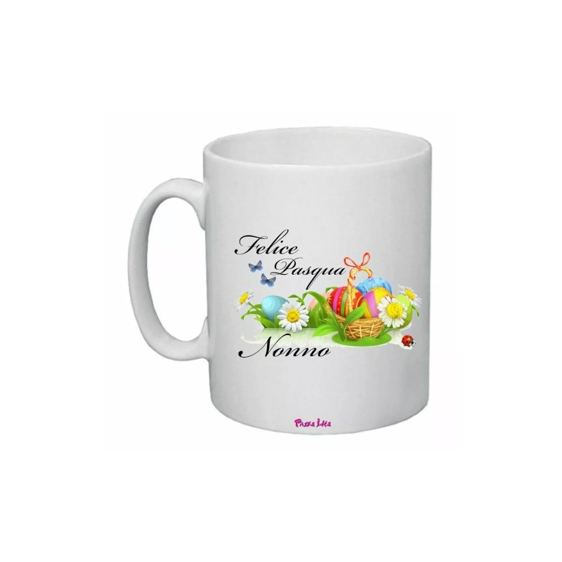 tazza ceramica 8x10 felice pasqua nonno regalo per pasqua nipote