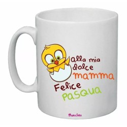 tazza ceramica 8x10 scritta alla mia dolce mamma felice pasqua regalo madre