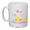 tazza ceramica 8x10 scritta buona pasqua cara cugina regalo