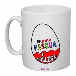 tazza ceramica 8x10 scritta buona pasqua collega regalo collega lavoro