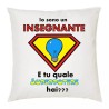 cuscino 40 x 40 cm con scritta io sono un insegnante .. idea regalo scuola