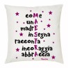 cuscino 40 x 40 cm con scritta maestra insegnante scuola idea regalo