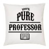 cuscino 40 x 40 cm scritta 100 % pure professor insegnante scuola idea regalo