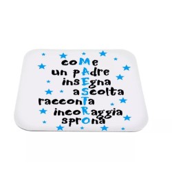 mouse pad tappetino pc scritta maestro festa compleanno scuola anno insegnante