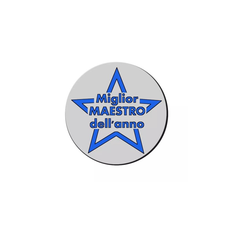 mouse pad tappetino pc scritta miglior maestro dell'anno scuola insegnante