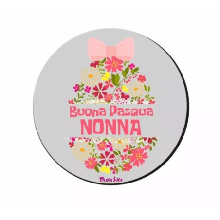 mouse pad tappetino scritta buona pasqua nonna regalo pasqua nipoti