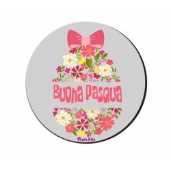 mouse pad tappetino scritta buona pasqua regalo amici parenti famigliari