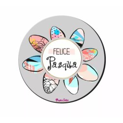 mouse pad tappetino scritta felice pasqua regalo parenti famiglia amici