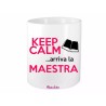portapenne 8x10 cm scritta keep calm arriva la maestra auguri compleanno scuola