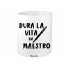 portapenne 8x10 scritta dura la vita da maestro insegnante fine scuola regalo