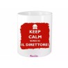 portapenne 8x10 scritta keep calm sono il direttore scuola idea regalo azienda