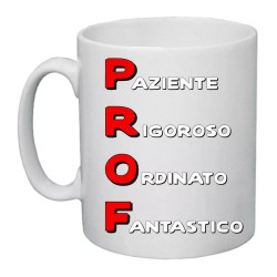 tazza 8 x 10 scritta prof insegnante auguri compleanno scuola cuore regalo