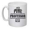 tazza 8x10 scritta 100 % pure professor insegnante auguri compleanno scuola