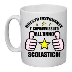 tazza 8x10 scritta insegnante anno scolastico auguri compleanno scuola