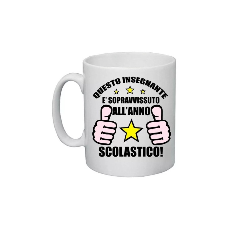 tazza 8x10 scritta insegnante anno scolastico auguri compleanno scuola