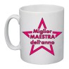 tazza 8x10 scritta miglior maestra dell'anno insegnante auguri compleanno scuola