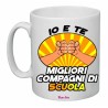 tazza scritta io e te migliori compagni di scuola idea regalo alunno compagno