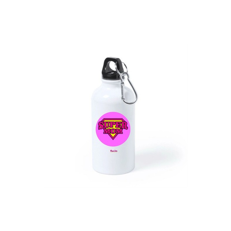 borraccia bottiglia 500 ml scritta super mom festa mamma regalo compleanno